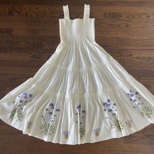 BNWT Tory Burch smocked Iris dress, size M